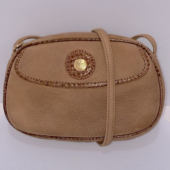 Fendi Vintage Janus Nubuck Leather Mini Crossbody With COA Very Good Condition - Picture 1 of 17